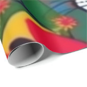 Mooie honden kleurrijke honden huisdier vibes Wrap Cadeaupapier (Rol Hoek)