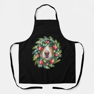 Mooie Honden Neus Kerstkrans Honden Moeder Hondenl Schort