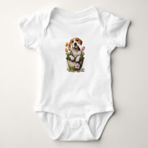 Mooie Hondenbaby Rompertje – Schattige Hond Liefhe Romper