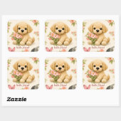 Mooie Hondenbloem Vlinder Sticker – Whimsical (Vel)
