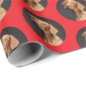 Mooie Hondenfoto Modern Cadeaupapier (Rol Hoek)