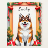 🎁Mooie hondenkerstplanner Kerstversiering Cadeau Planner (Achterkant)