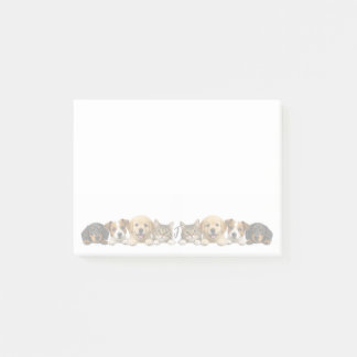Mooie hondenlijn Notities Post-it® Notes