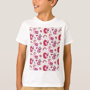 Mooie hondenpatroon voor hondenliefhebbers t-shirt