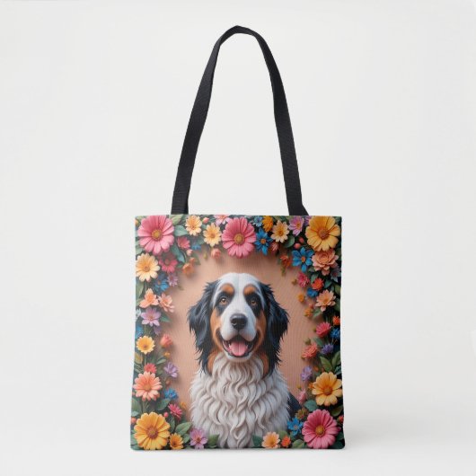 Mooie Hondenportret Tote Bag (Voorkant)