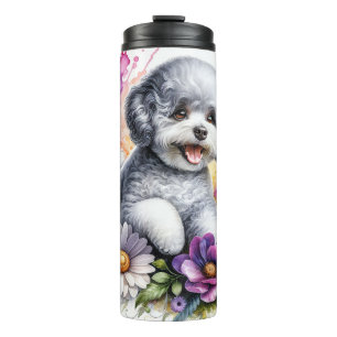 Mooie Hondenrassen/Bichon Frise Dog Thermosbeker