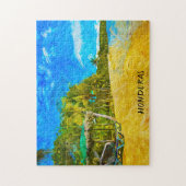 Mooie Honduras Ocean Uitzicht olieverf Legpuzzel (Verticaal)