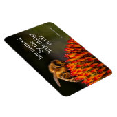 Mooie Honeybee die een Coneflower bestuift Magneet (Rechterzijde)