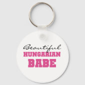 Mooie Hongaarse baby Sleutelhanger (Voorkant)