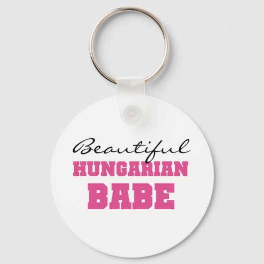 Mooie Hongaarse baby Sleutelhanger (Voorkant)