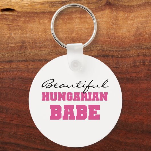 Mooie Hongaarse baby Sleutelhanger (Voorkant)
