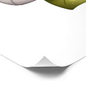 Mooie Honingbij Poster (Hoek)