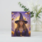 Mooie Honingbij Witch Briefkaart (Staand voorkant)