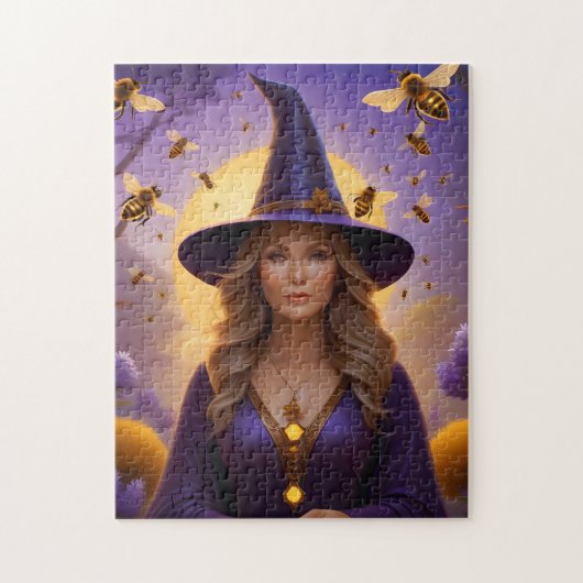 Mooie Honingbij Witch Legpuzzel (Verticaal)