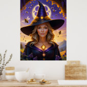 Mooie Honingbij Witch Poster (Keuken)