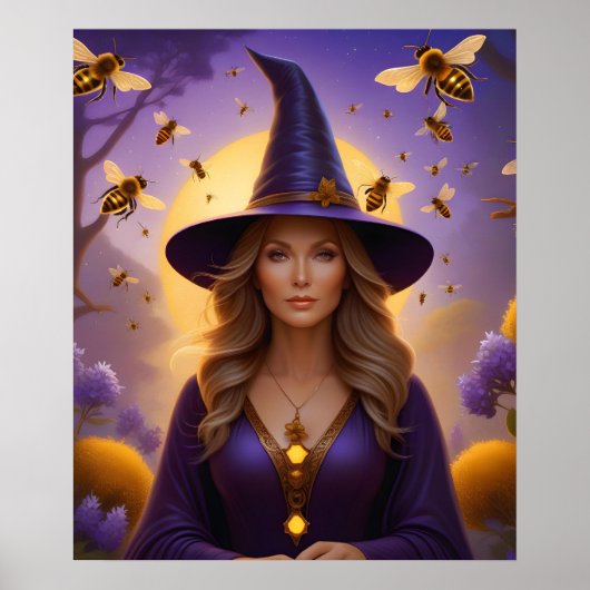 Mooie Honingbij Witch Poster (Voorkant)