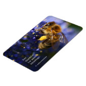 Mooie honingbije op de Californische Lila Magneet (Linkerzijde)