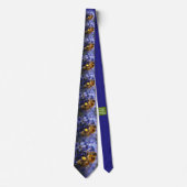 Mooie honingbije op de Californische Lila Stropdas (Voorkant)