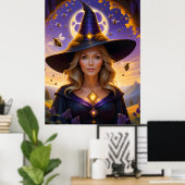 Mooie Honingbijheks Poster (Thuiskantoor)