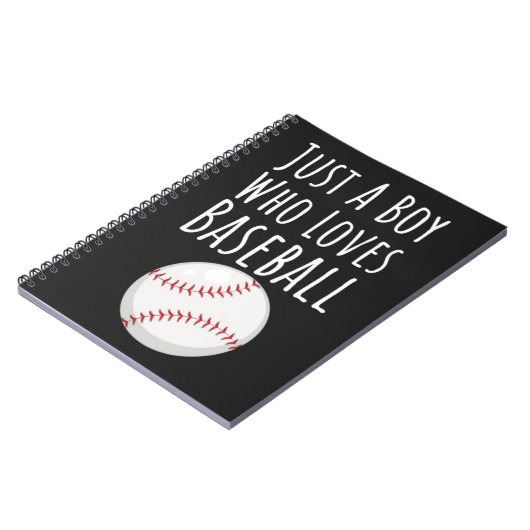 Mooie honkbal cadeaus voor kleine jongens, kindere notitieboek (Linkerzijde)