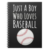 Mooie honkbal cadeaus voor kleine jongens, kindere notitieboek (Voorkant)