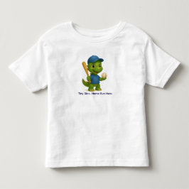 Mooie honkbal dinosaurus shirt voor kinderen
