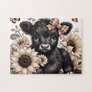 Mooie Hoogland Koe Legpuzzel