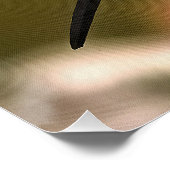 Mooie hoopvogel met kroon op veren perfect poster (Hoek)