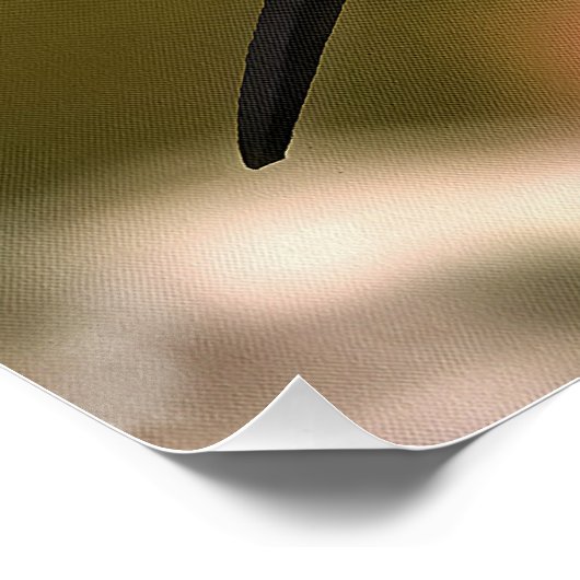 Mooie hoopvogel met kroon op veren perfect poster (Hoek)