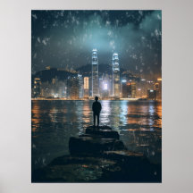 Mooie Horizon Hong Kong, Nachtstad