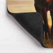 Mooie Horse Mousepad Muismat (Hoek)