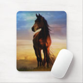 Mooie Horse Mousepad Muismat (Met muis)