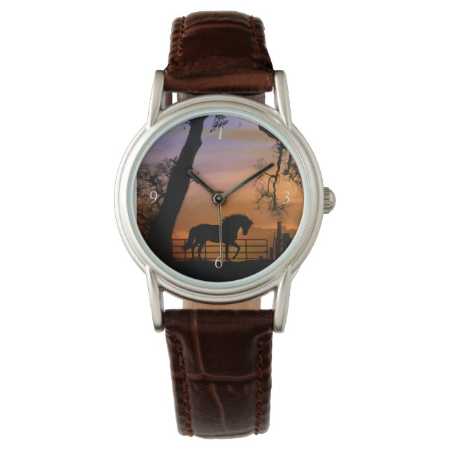 Mooie Horse Watch Horloge (Voorkant)