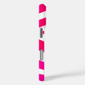 Mooie, hot-roze magenta Zebra afdrukken Case-Mate iPhone Case (Achterkant / Rechts)