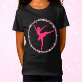 Mooie hotroze Ballerina Twinkle T-shirt