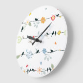 Mooie houten bakken en planken grote klok (Hoek)