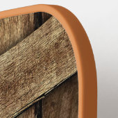 Mooie houten hek hout pickleball paddle (Links Detail)