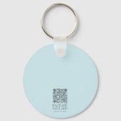 Mooie houten kruis bijbel vers gepersonaliseerd sleutelhanger (Achterkant)