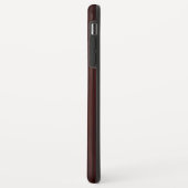 Mooie houten strepen met monogram Case-Mate iPhone case (Achterkant/links)