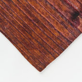 Mooie houtnerf foto Best Man Guy Stuff Fleece Deken (Hoek)