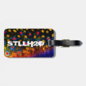 "Mooie huid, broekforel" Bagagelabel (Achterkant horizontaal)