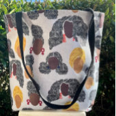 Mooie huidtinten en mooi haar tote bag