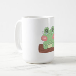 Mooie Huilende Kikker Kinder T-Shirt | Aardige Kik Koffiemok