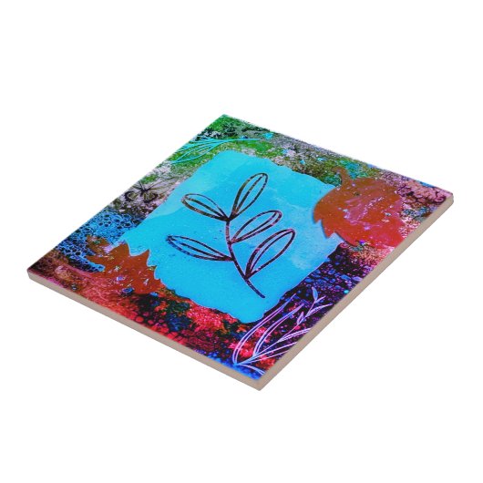 Mooie huis tegels tegeltje (Zijkant)