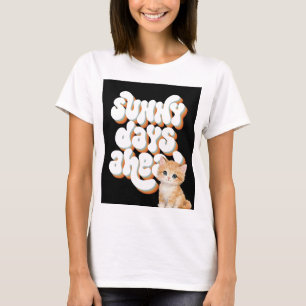 Mooie huisdier kat liefhebbers ontwerp T-shirt