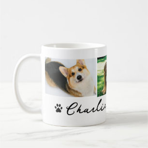 Mooie huisdier Pootafdruk hond houdt van jou 3 fot Koffiemok