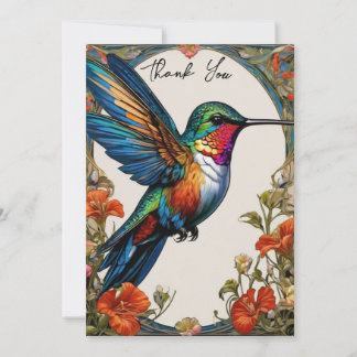 Mooie Hummingbird Bedankkaart