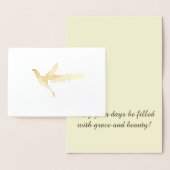 Mooie Hummingbird Folie Kaarten (Display)