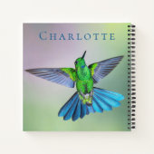 Mooie Hummingbird Foto Aangepast Notitieboek (Achterkant)