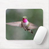 Mooie Hummingbird in Flight Muismat (Met muis)